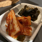 焼肉ホルモン 風土. - ごはんのお供、キムチ、昆布