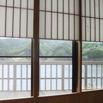 森の香 菖蒲ご膳 - 座敷(広間）窓からの眺め