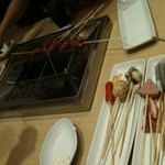Kushiya Monogatari - 自分で食材をチョイスし揚げます