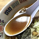 Fukunoya - 赤鬼ラーメン　スープアップ