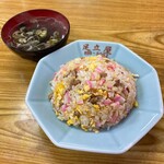 Adachiya - まるで五目チャーハンかのような鮮やかな
                        　　　　　　
                        　　　　　　　『チャーハン』６００円