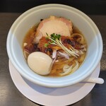 らーめん三極志 - カツオの冷やしーめん味玉付