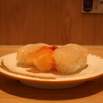 Gatten Sushi - 貝三昧(つぶ貝、赤貝、生ほたて)