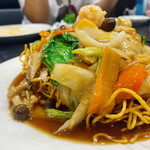 中華料理 楽園 - あんかけ焼きそば