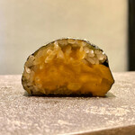 鮨 なんば - ムラサキウニ巻き