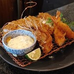 とんかつ マンジェ - 娘がいただいた上ロースとんかつ&天使の海老フライ