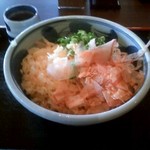 釜あげうどん  - ぶっかけ（大盛り）