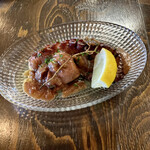 blanc cotta - 溺れタコ(ガーリックオイル煮)(600円)