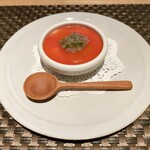 ARMONICO - 完熟トマトのジュレとモッツァレラチーズのムース