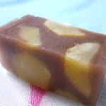 恵那川上屋 大丸東京店 - 栗蒸し羊羹＊カット・・絶品です★