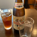 台湾料理 萬福 - 瓶ビールキリン中瓶
