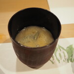 うを徳 - 伊勢海老とじゅんさいの椀