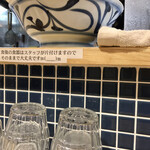 手打式超多加水麺 ののくら - 説明助かる