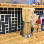 手打式超多加水麺 ののくら - 説明助かる