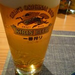 Ton garashi - 生ビール中二杯目