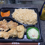 からあげ&弁当 トリとん - 塩MIX弁当（大盛り）@630(+50)