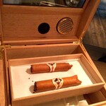 薪焼ステーキ コケット - フォアグラムースのシガー仕立て