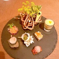 薪焼ステーキ コケット - 前菜8種盛り