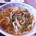 Washoku Resutoran Tonden - 山菜うどん。たっぷり