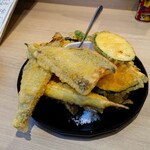 寿司とMAS - 煮穴子と夏野菜の天ぷら