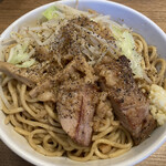 キラメキノトリ - 極太系まぜそば小麦のチカラ（５００g）（ニンニク有り）