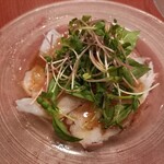 西大寺バル - タコのカルパッチョ