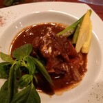 西大寺バル - 豚バラ肉の赤ワイン煮