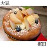 CHEESE KITCHEN RACLER - スフレパンケーキ〜旬のフルーツ〜…¥1430 ★3.7