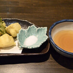 創作美味 わっぽい - もっちり豆腐の天ぷら