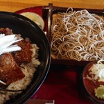 Sobadokoro Fujimi - 炙り牛焼き肉丼セット
