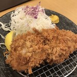 とんかつ玉藤 - 熟成ひれかつ定食（3個）のメイン