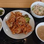 Kurama - 油淋鶏定食ご飯大盛り