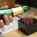 寿司・うなぎ 羽子吾 - 冷酒（公楽　大吟醸　延年）