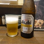黒松家餃子 - ビール中瓶