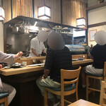 Sushi En - 店内カウンター席