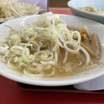 ラーメン もっけだの - 塩トンコツつけ麺ニンニクヤサイマシマシネギのつけ汁