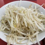 ラーメン もっけだの - 塩トンコツつけ麺ニンニクヤサイマシマシネギの追加ヤサイ（別皿）