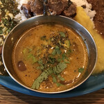 ハルダモンカレー - 冷やし魚出汁カツオカレー