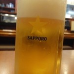 大衆割烹　春日 - 生ビール