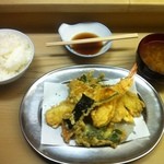 天婦羅 いもや - 天ぷら定食（600円）