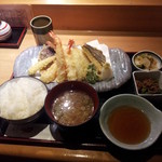 すし魚菜 かつまさ - 上天ぷら膳￥1600
