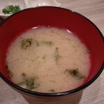 Taishuu Nikukappou Nikukyuu - アオサの味噌汁