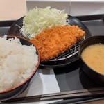 松のや - ロースかつ定食（ごはん特盛）