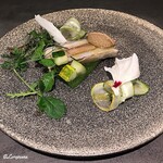 カーサ・デル・チーボ - 公魚のﾃﾘｰﾅと胡瓜のｼﾞｪﾗﾃｨｰﾅ