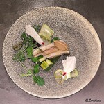 カーサ・デル・チーボ - 公魚のﾃﾘｰﾅと胡瓜のｼﾞｪﾗﾃｨｰﾅ