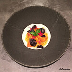 カーサ・デル・チーボ - ﾊﾞﾌﾝｳﾆとﾌﾙｰﾂﾄﾏﾄの冷製ｽﾊﾟｹﾞｯﾃｨ