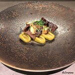 カーサ・デル・チーボ - ｱﾜﾋﾞとｱﾜﾋﾞの肝を練り込んだﾆｮｯｷ