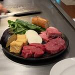 鉄板焼 但馬 - 本日の食材