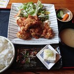 Tanagokoro - 唐揚げ定食ご飯大盛り