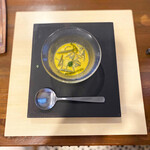 よし奈 - とうもろこしの冷製茶碗蒸し